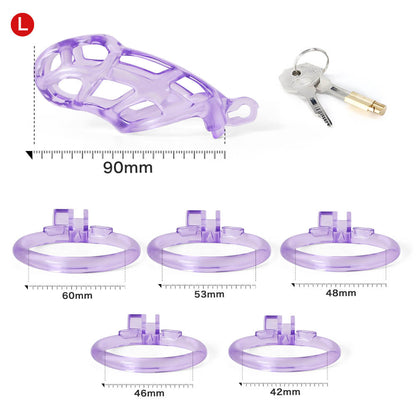 Ice Vision Design Purple Mamba  Chastity Cage