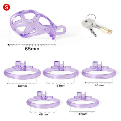 Ice Vision Design Purple Mamba  Chastity Cage