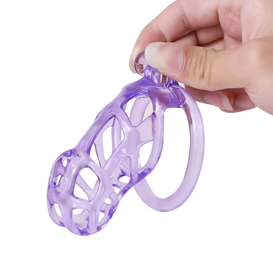 Ice Vision Design Purple Mamba  Chastity Cage