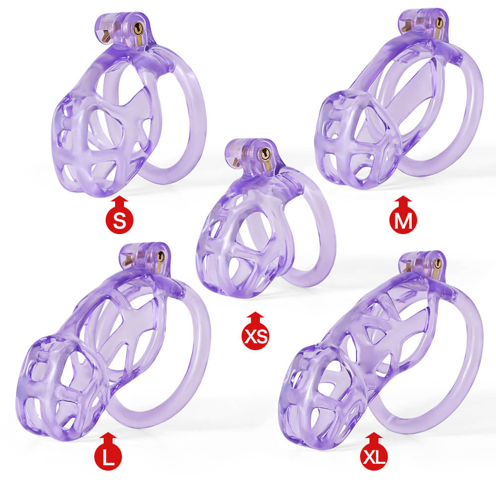Ice Vision Design Purple Mamba  Chastity Cage