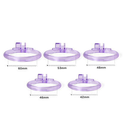 Ice Vision Design Purple Mamba  Chastity Cage