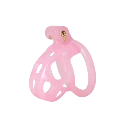Ice Vision Pink Mamba Chastity Cage Type XS