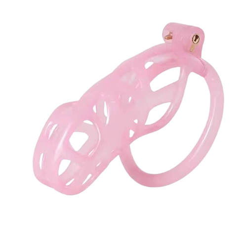 Ice Vision Pink Mamba Chastity Cage Type XL