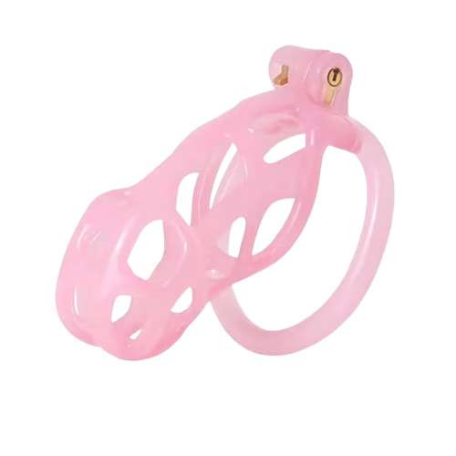 Ice Vision Pink Mamba Chastity Cage Type L