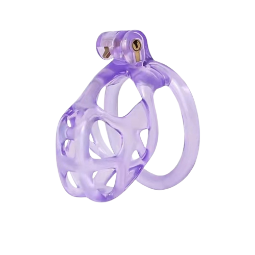 Ice Vision Purple Mamba Chastity Cage Type S