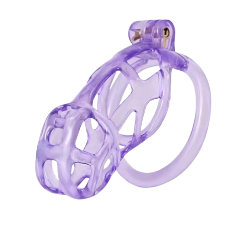 Ice Vision Purple Mamba Chastity Cage Type L