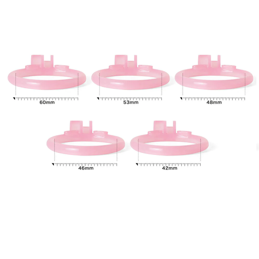 Ice Vision Design Pink Mamba Chastity Cage’s Ring
