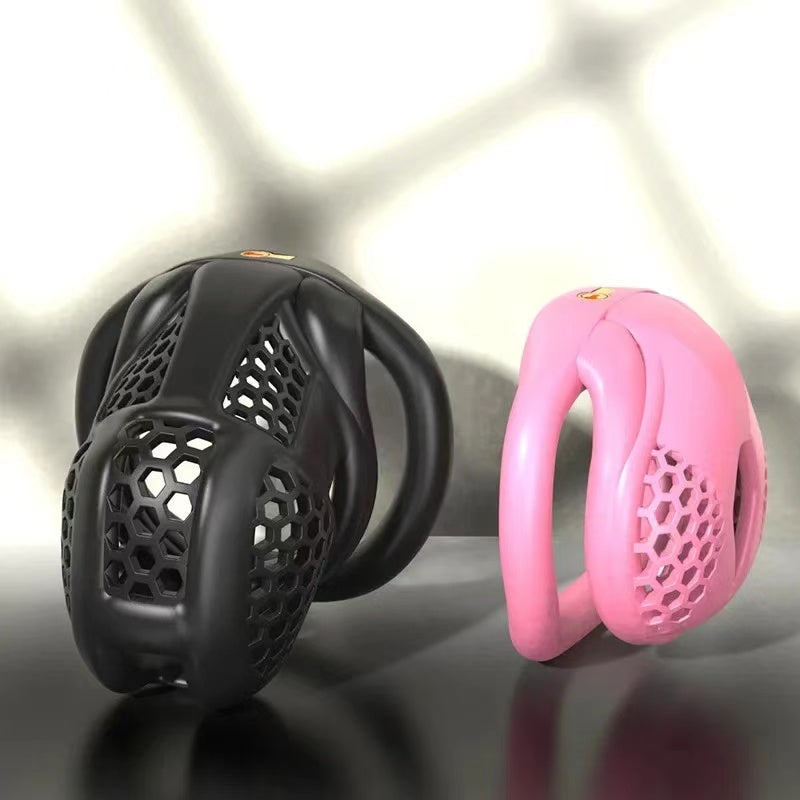 New Beehive Concealed Mamba Chastity Cage Tube - Not including the rings/keys