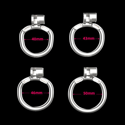 Steel Mamba Chastity Cage