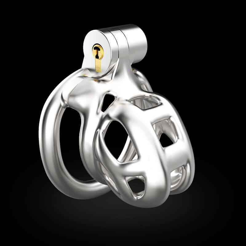 Steel Mamba Chastity Cage
