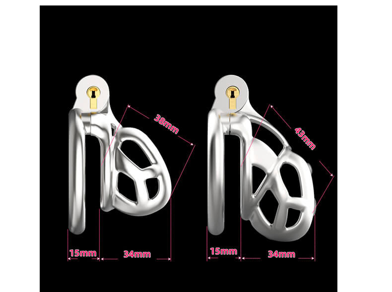 Steel Mamba Chastity Cage
