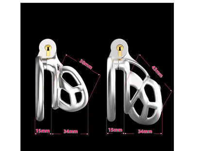 Steel Mamba Chastity Cage