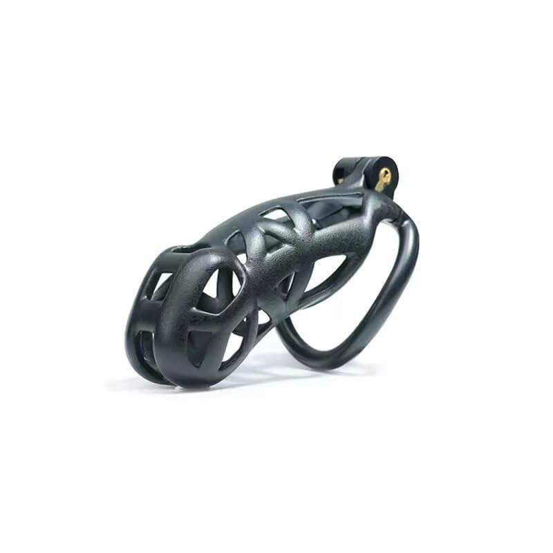 New Upgrade Maxi Black Mamba Male Chastity Cage