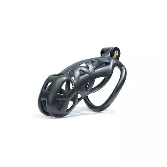 New Upgrade Maxi Black Mamba Male Chastity Cage