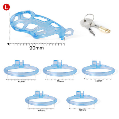 Ice Vision Design Blue Mamba  Chastity Cage