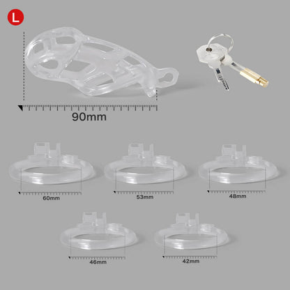 Ice Vision Design Clear Mamba Chastity Cage