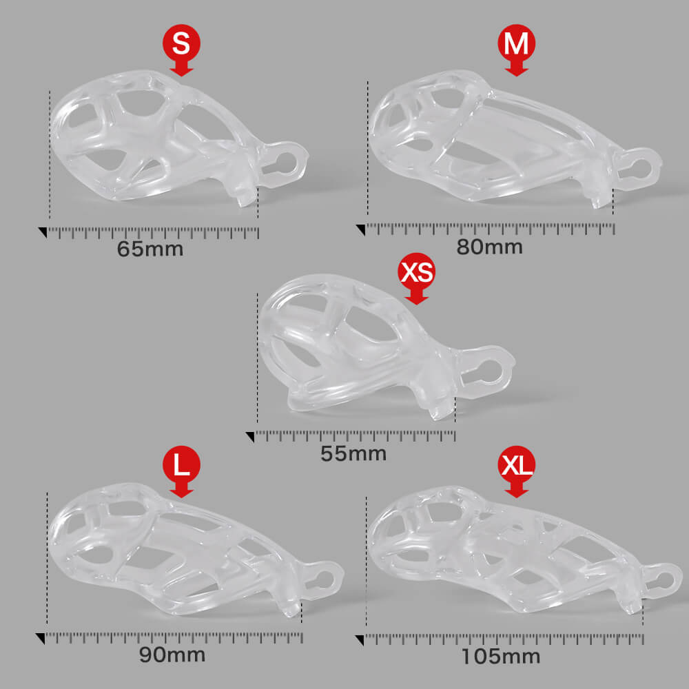 Ice Vision Design Clear Mamba Chastity Cage