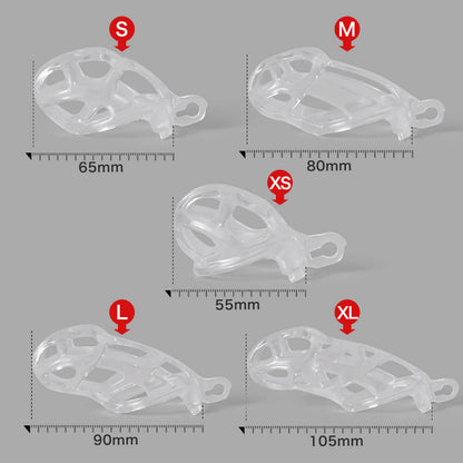 Ice Vision Design Clear Mamba Chastity Cage