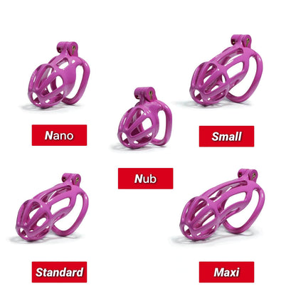 Small Purple Stripe Mamba Chastity Kits