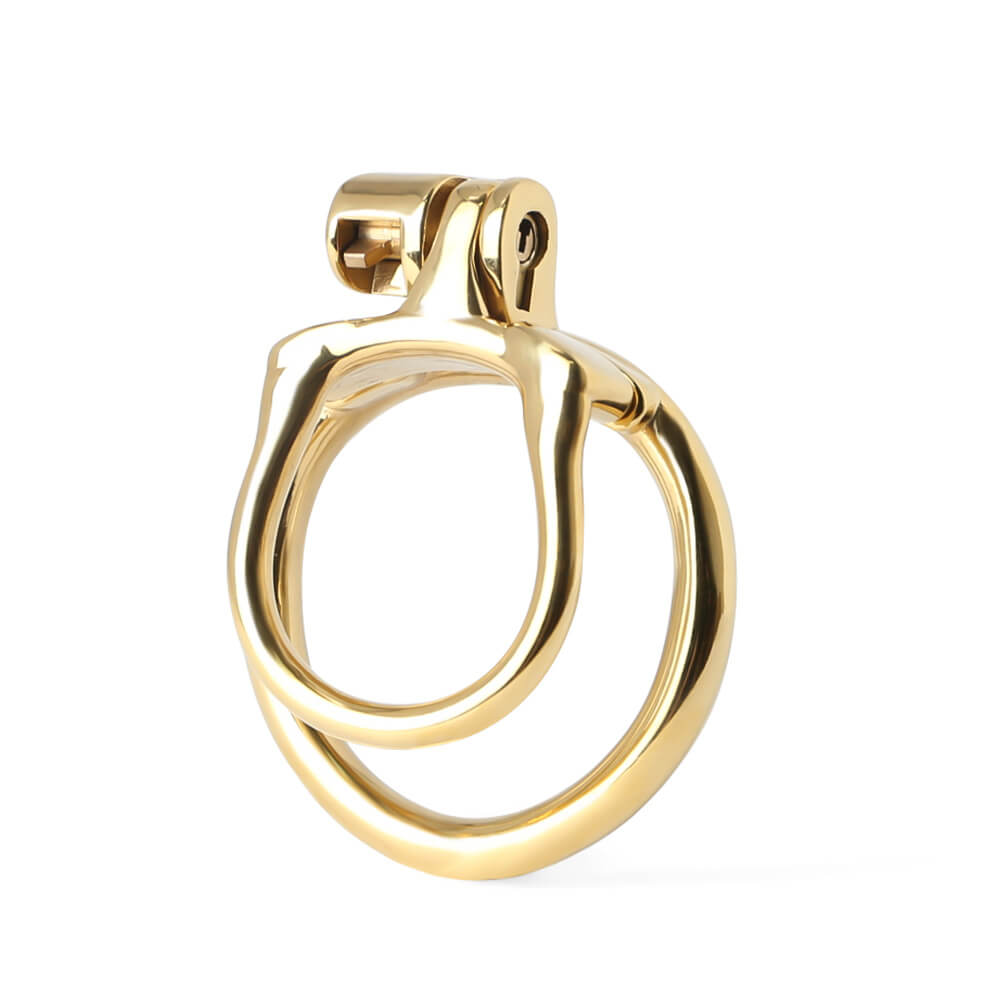 Gold Stainless Steel MAMBA-ZERO Cock Cage