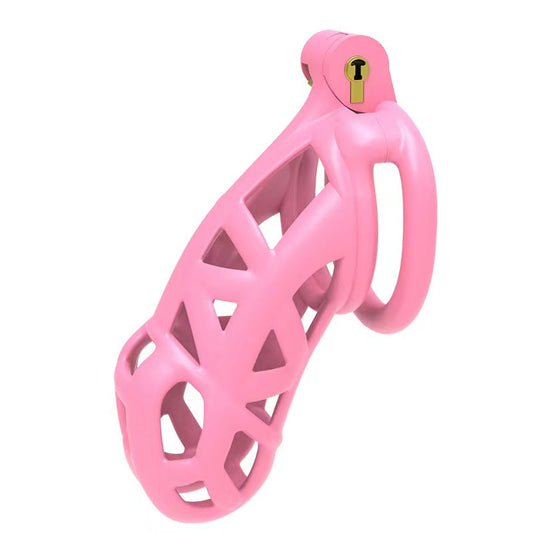 Pink Max Mamba Chastity Cage(3.94 inches)