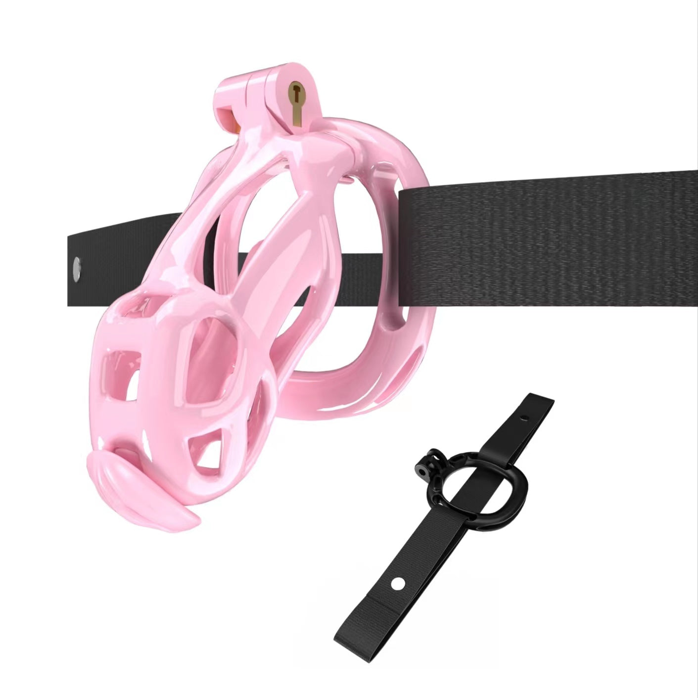 Pink Mamba Chastity Small Kit With Belt And Urethral