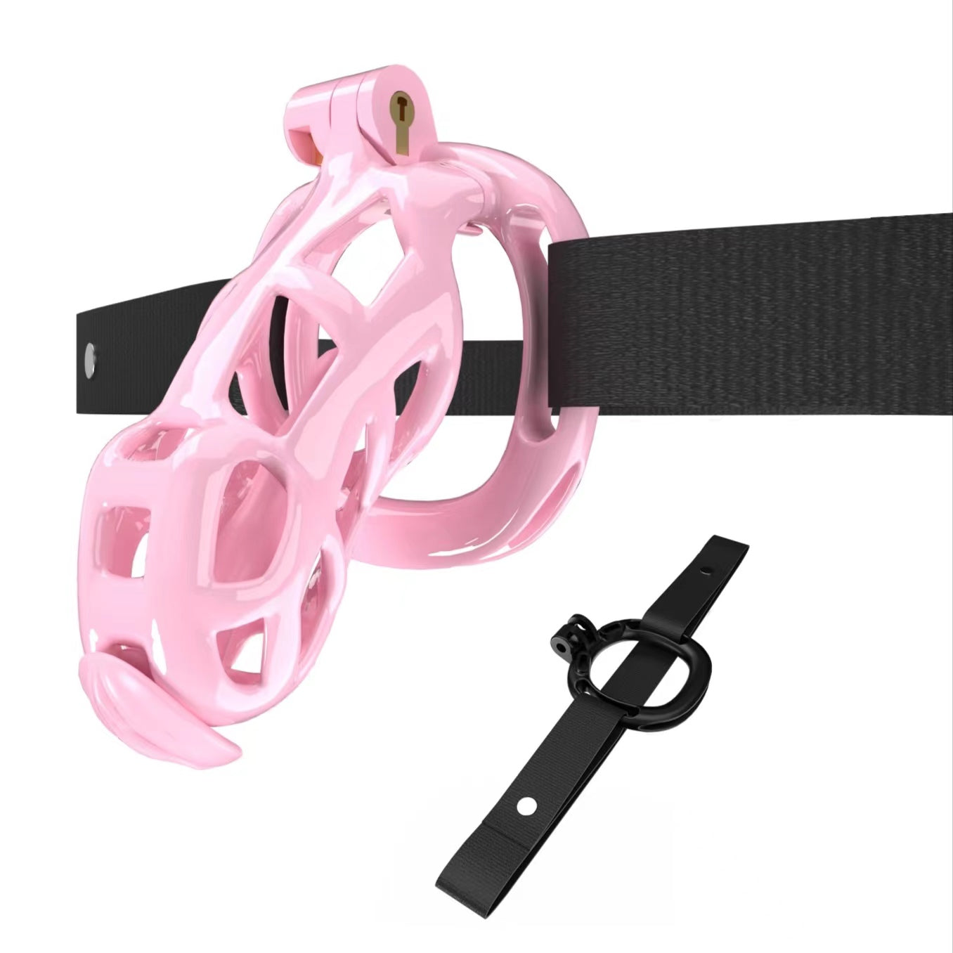 Pink Mamba Chastity Standard Kit With Belt And Urethral