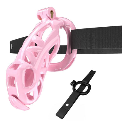 Pink Mamba Chastity Maxi Kit With Belt And Urethral