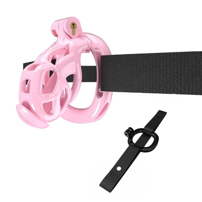 Pink Mamba Chastity Nano Kit With Belt And Urethral