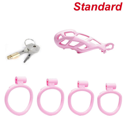 Standard Pink Mamba Male Chastity Cage