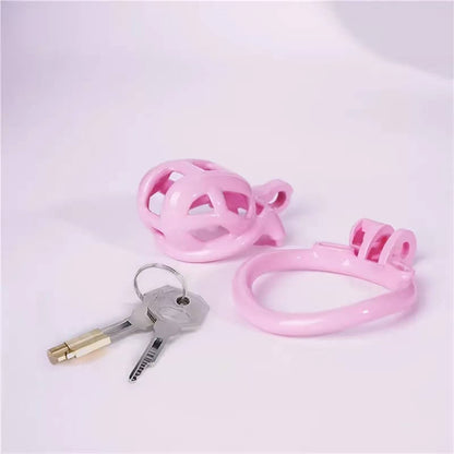Nub Pink Mamba Male Chastity Cage