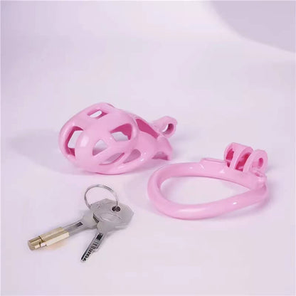 Nano Pink Mamba Male Chastity Cage