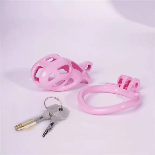 Nano Pink Mamba Male Chastity Cage