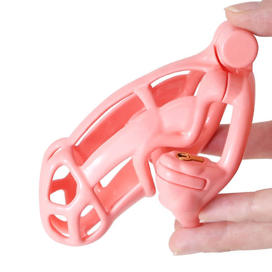 Pink Mamba Shackle Resin Male Chastity Device