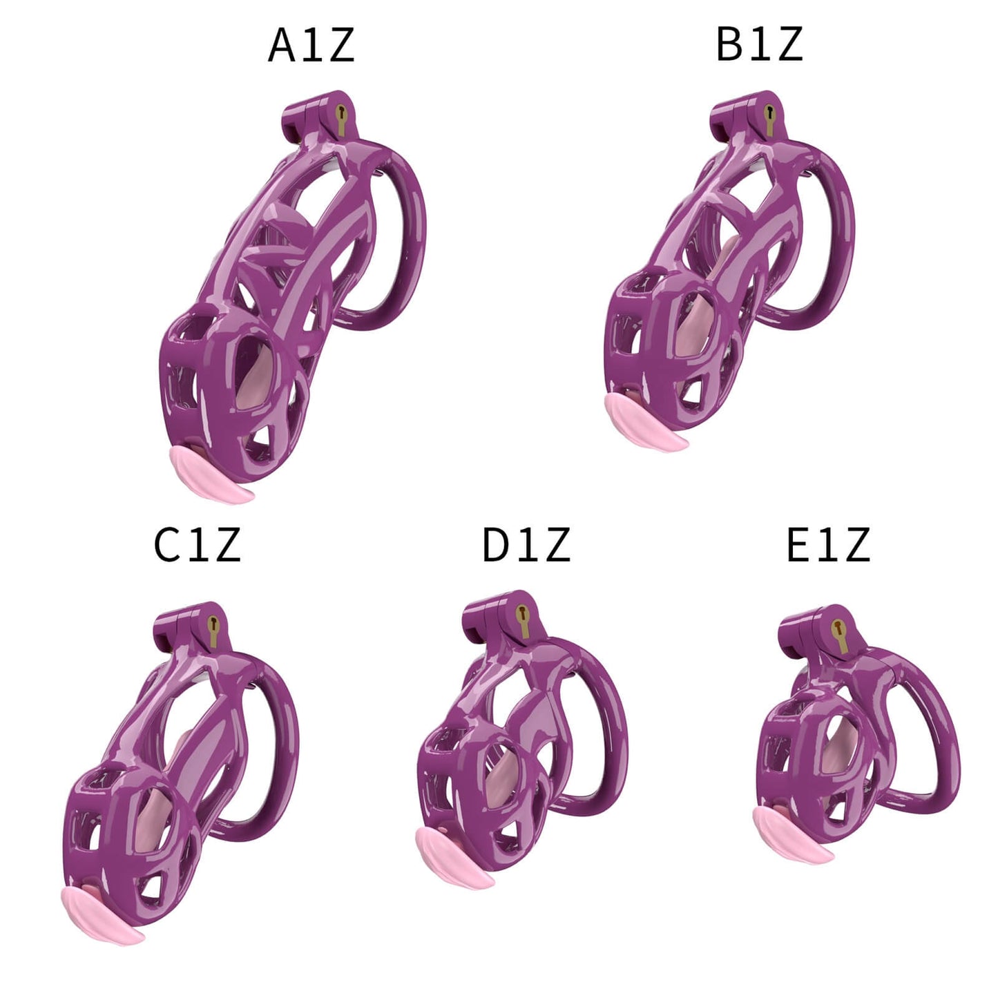 Purple Mamba Nano Chastity Kit With Urethral