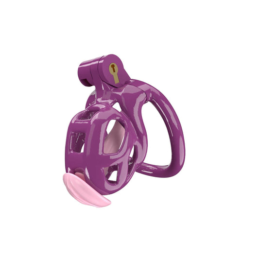 Purple Mamba Nub Chastity Kit With Urethral