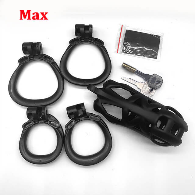 Upgrade Black Max Mamba 6.0 Chastity Device Kit