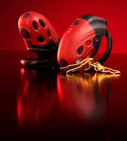Lockink Smart Retractable Electro-Shock Chastity Device with App Control & Vibrating