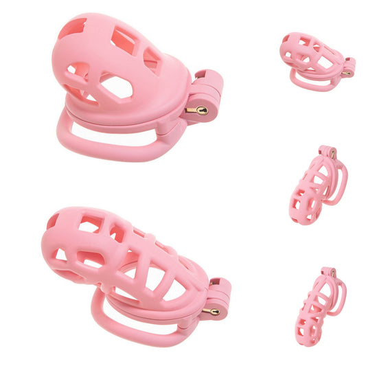 Body Friendly Pink Cobra Chastity Cage 1