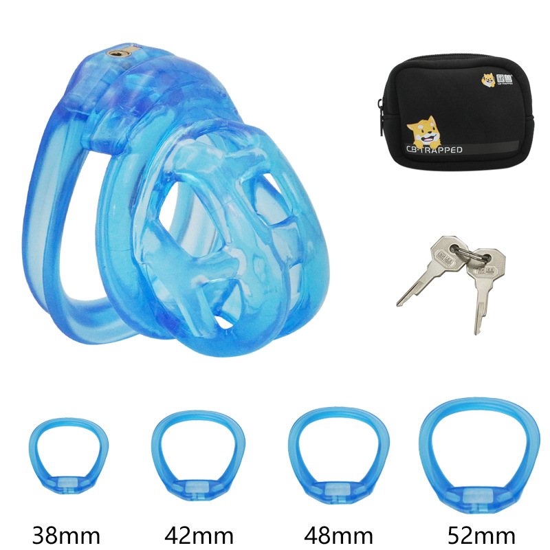 Soft Rubber Discreet Mamba Chastity Cage