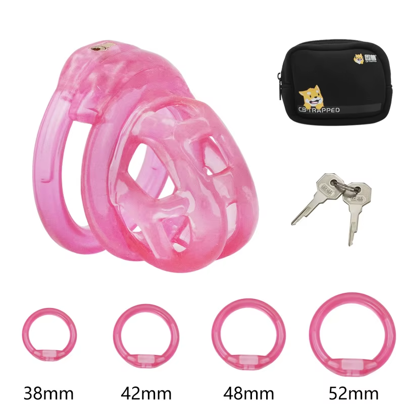 Soft Rubber Discreet Mamba Chastity Cage