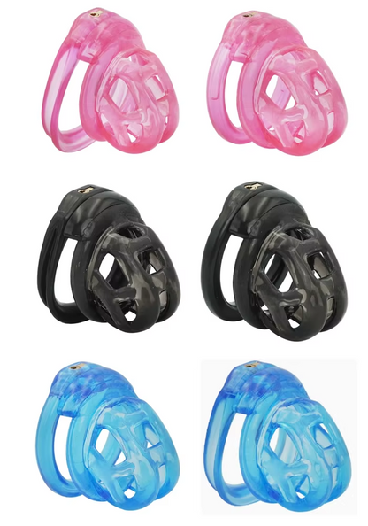 Soft Rubber Discreet Mamba Chastity Cage