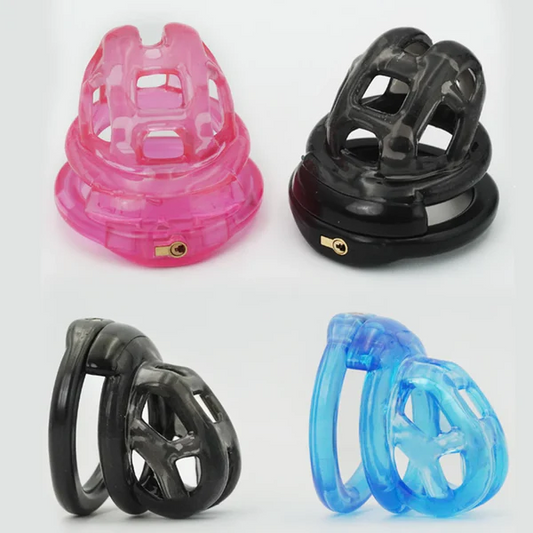 Soft Rubber Discreet Mamba Chastity Cage