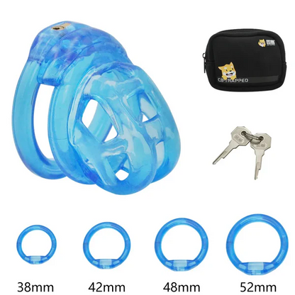 Soft Rubber Discreet Mamba Chastity Cage