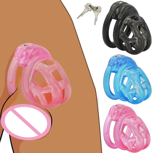 Soft Rubber Discreet Mamba Chastity Cage