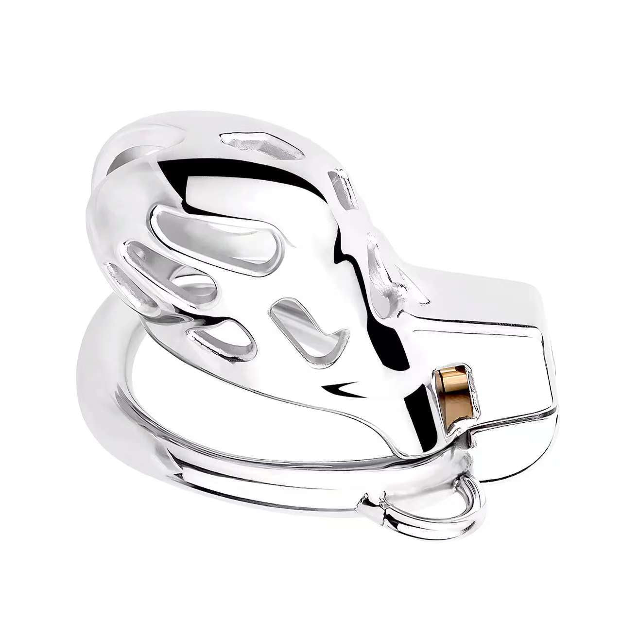 Stainless Steel Mamba Curve Chastity Device