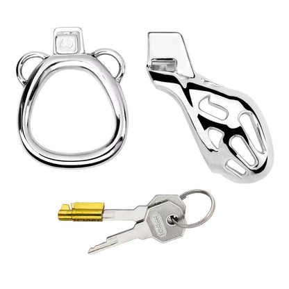 Stainless Steel Mamba Curve Chastity Device