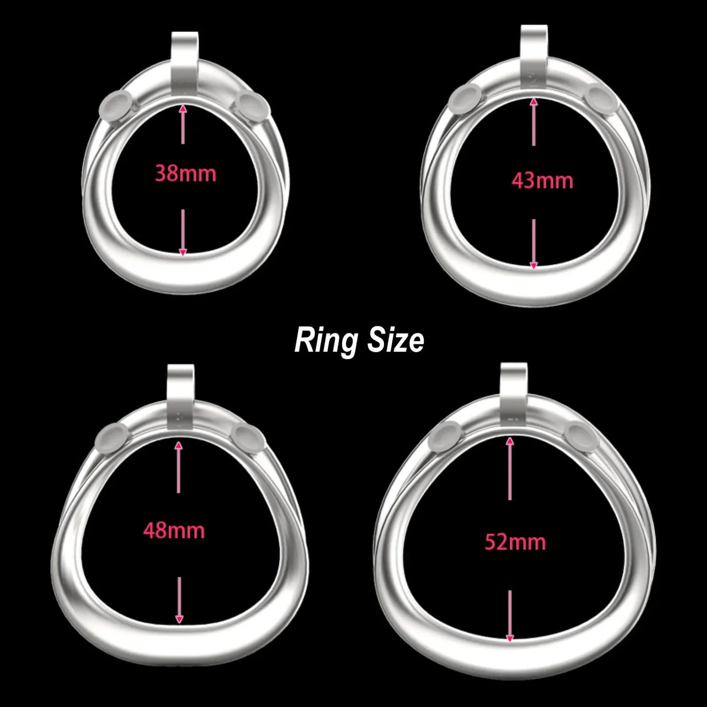 Standard Stainless Steel Mamba V7.0 V6.0 Chastity Ring