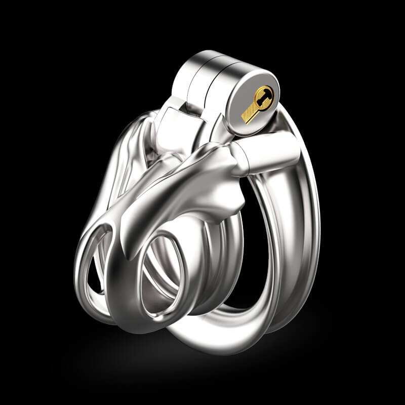 Small Stainless Steel Mamba V7.0 Chastity Device