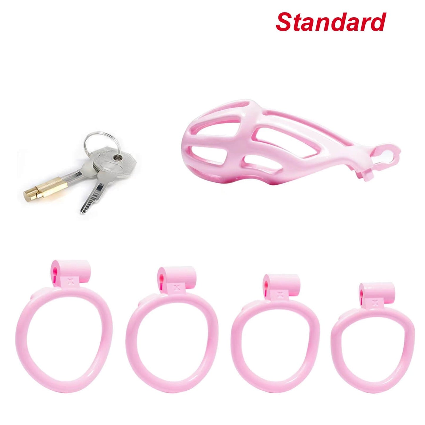 Standard Pink Stripe Mamba Chastity